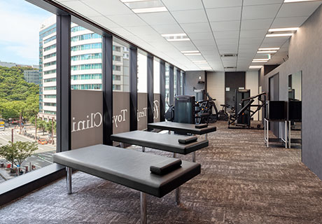 充実の院内設備!パーソナルトレーニングも!